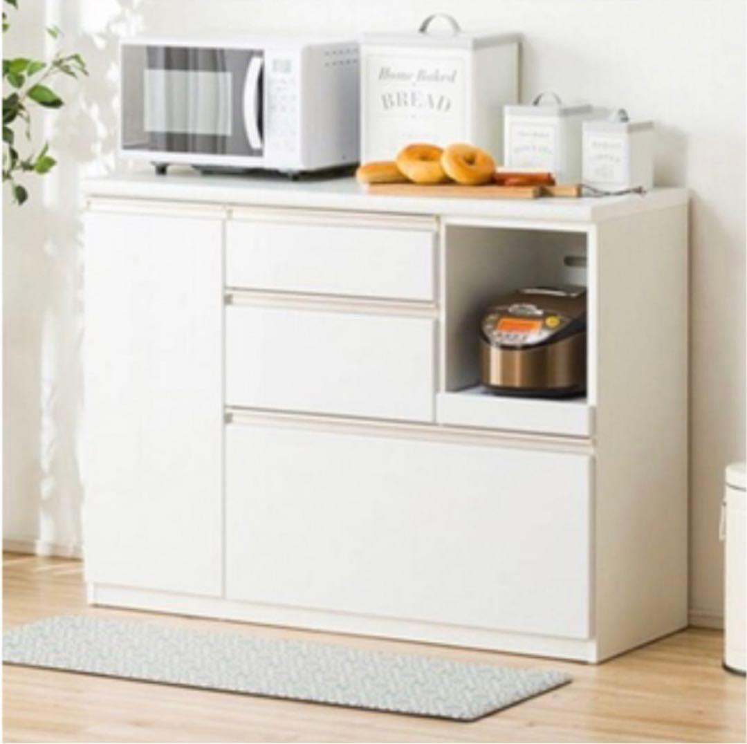 【ns】　食器棚　ニトリ　美品　アルミナ