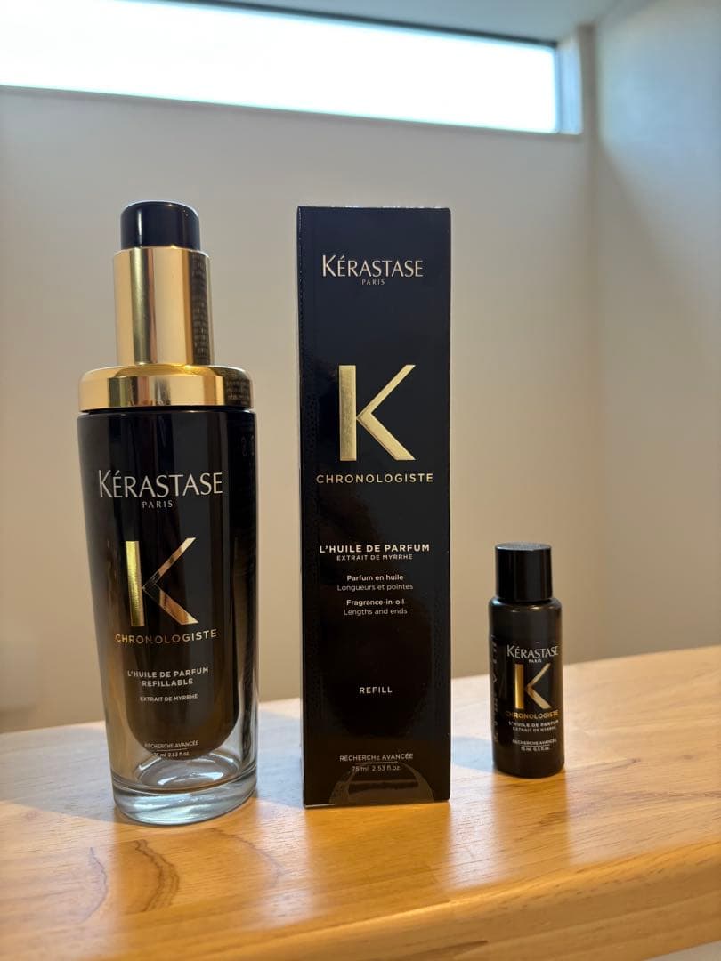 ケラスターゼクロノロジストヘアオイル 75ml レフィルあり