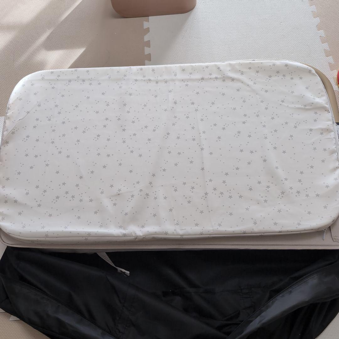 ZOOBLY ベビーベッド 添い寝ベッド 折りたたみ HZDMJ ベージュ