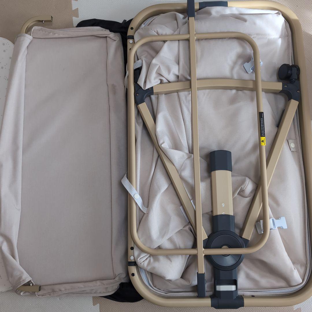 ZOOBLY ベビーベッド 添い寝ベッド 折りたたみ HZDMJ ベージュ