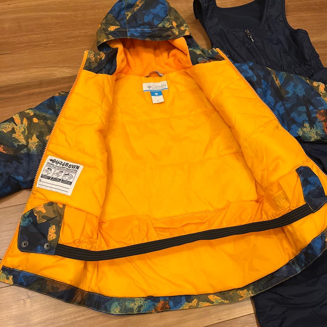 【バタフライ】Columbia スキーウェア キッズ XS