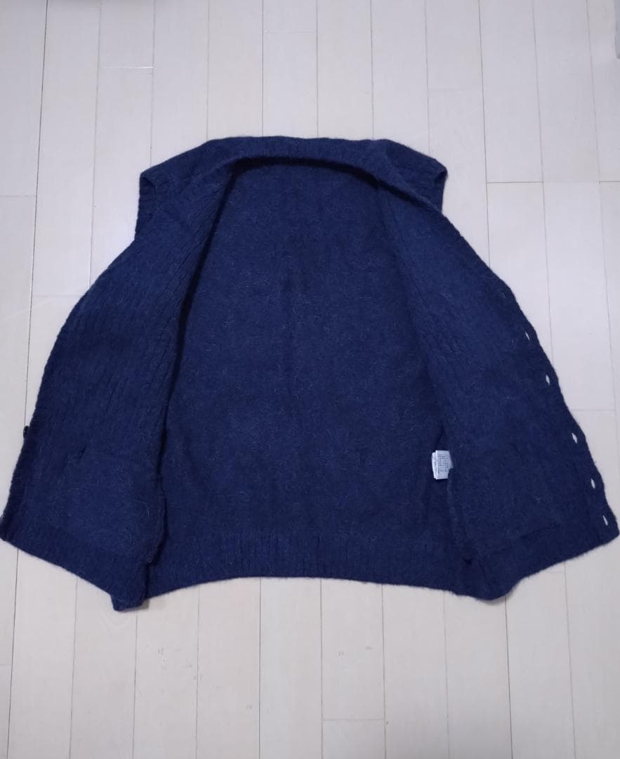 高級素材「アルカパ」+「ヤク」 美品 パパスプラス ベスト Papas+