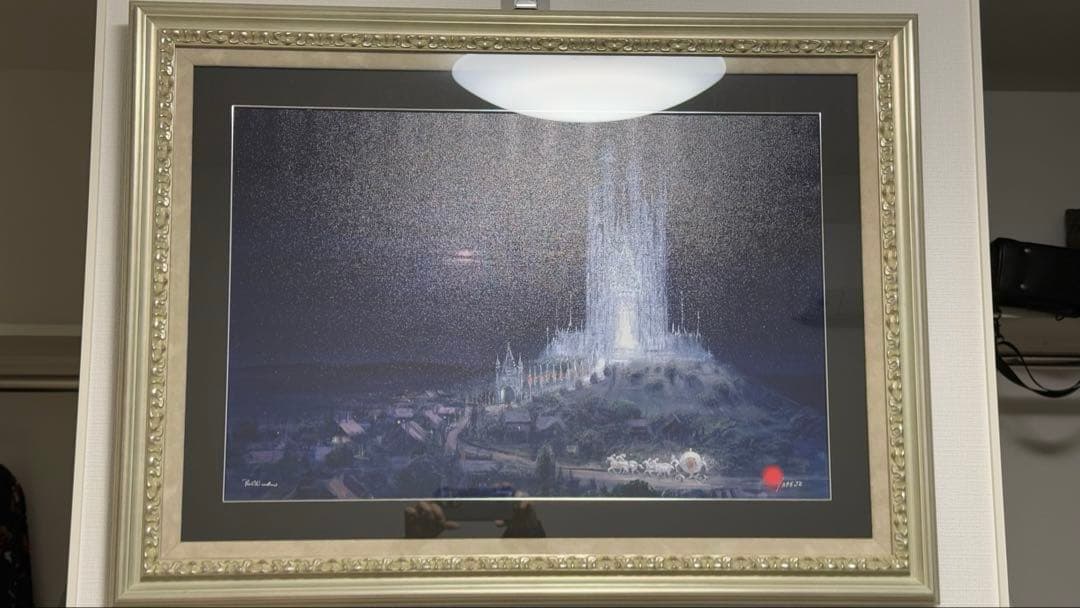 あ*り様 ピーターエレンショウ作　ディズニー版画(グラスキャッスル)