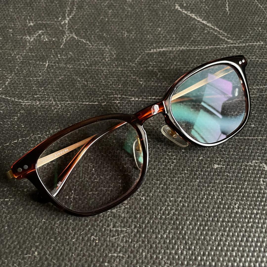 ★TAKEO KIKUCHI老眼鏡＋2.5 薄いグレーカラーレンズ美品!!!