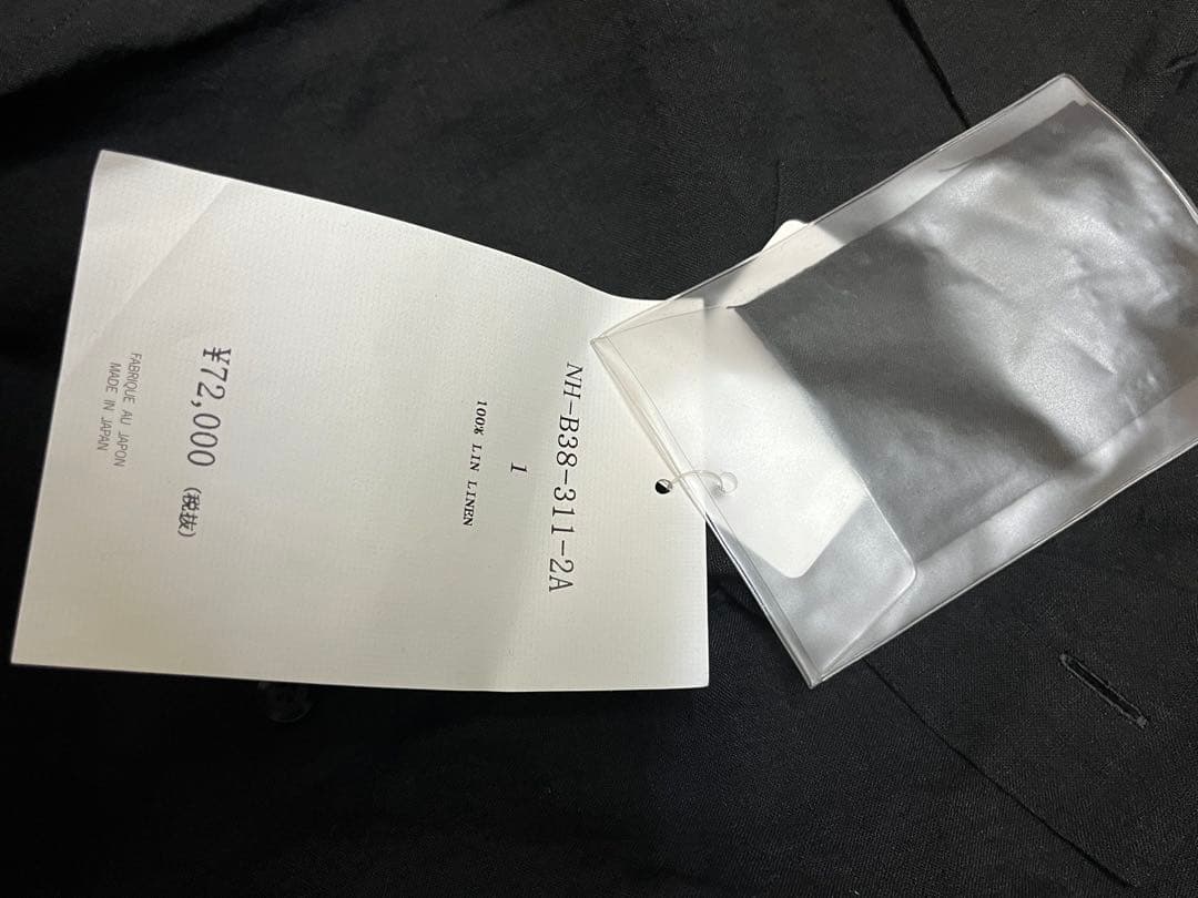 ヨウジヤマモトノアール　NH-B38-311 シャツ　ブラウス　未使用保管品