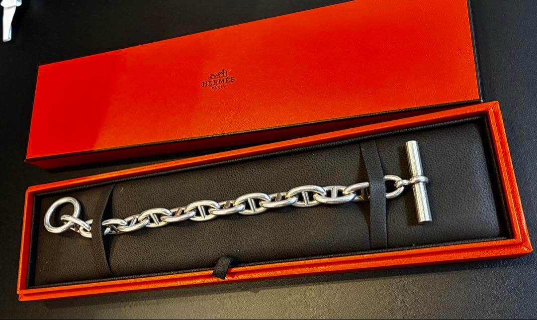 確実正規品 HERMES シェーヌダンクル GM 13コマ