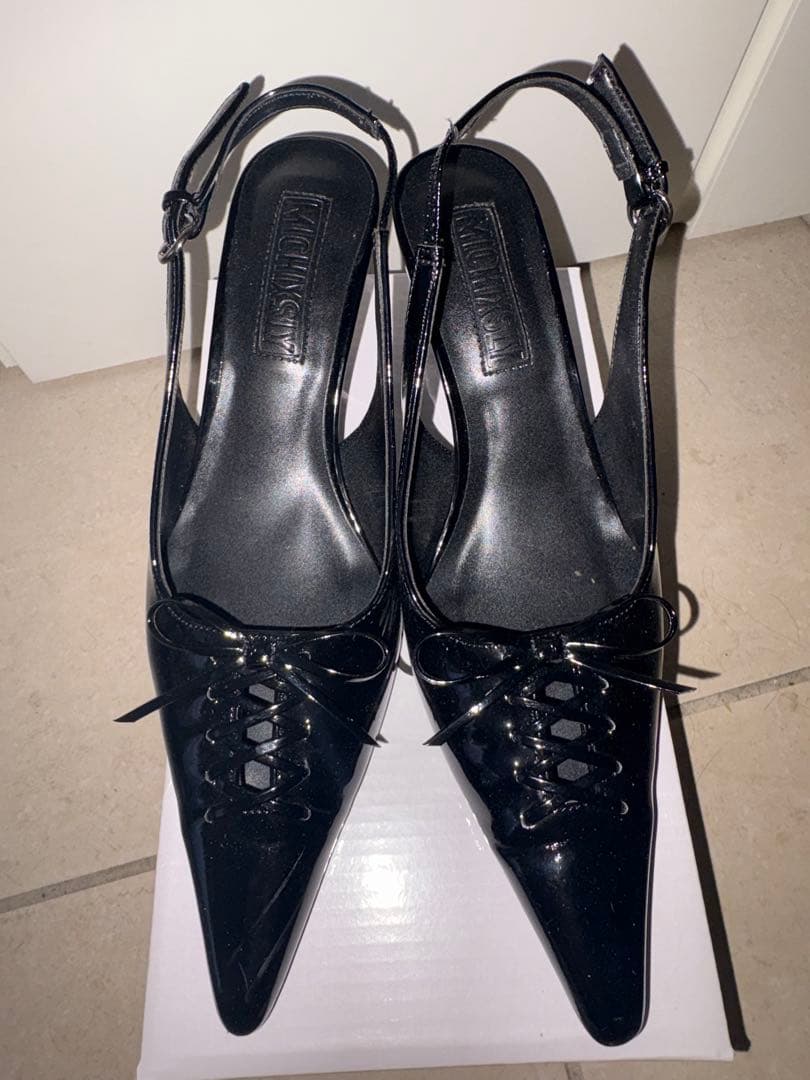 SLY スライ　パンプス　MICHIXSLY POINTED サンダル　Mサイズ