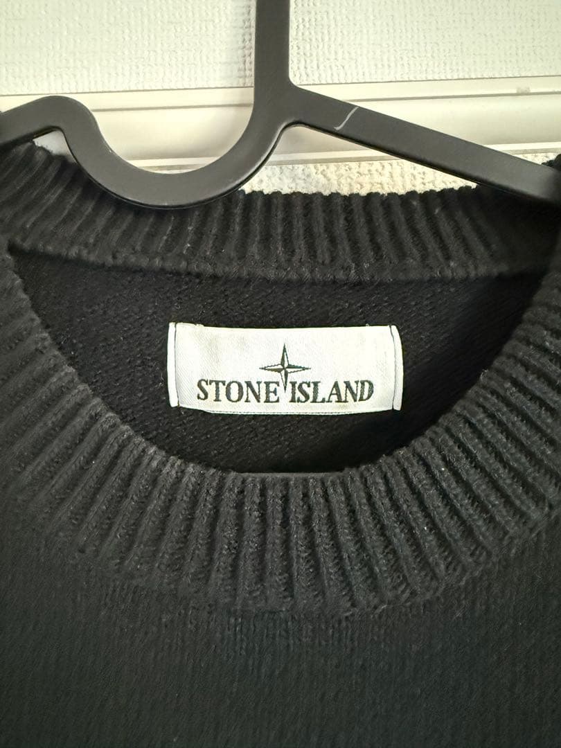STONE  ブラック ニット