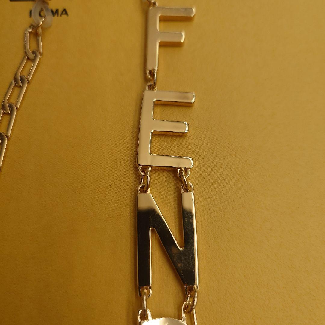 FENDI フェンディ　ロゴ　グラスコード　超美品　グラスチェーン