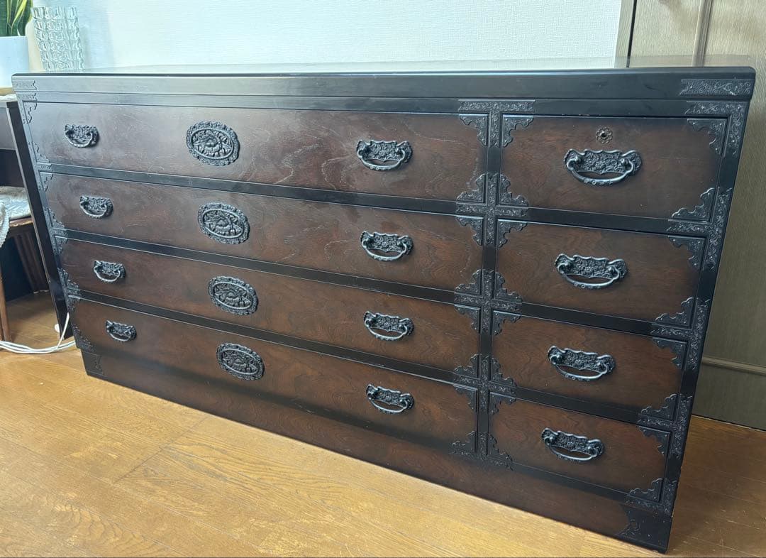 三丸家具工芸 タンス チェスト 鍵付き