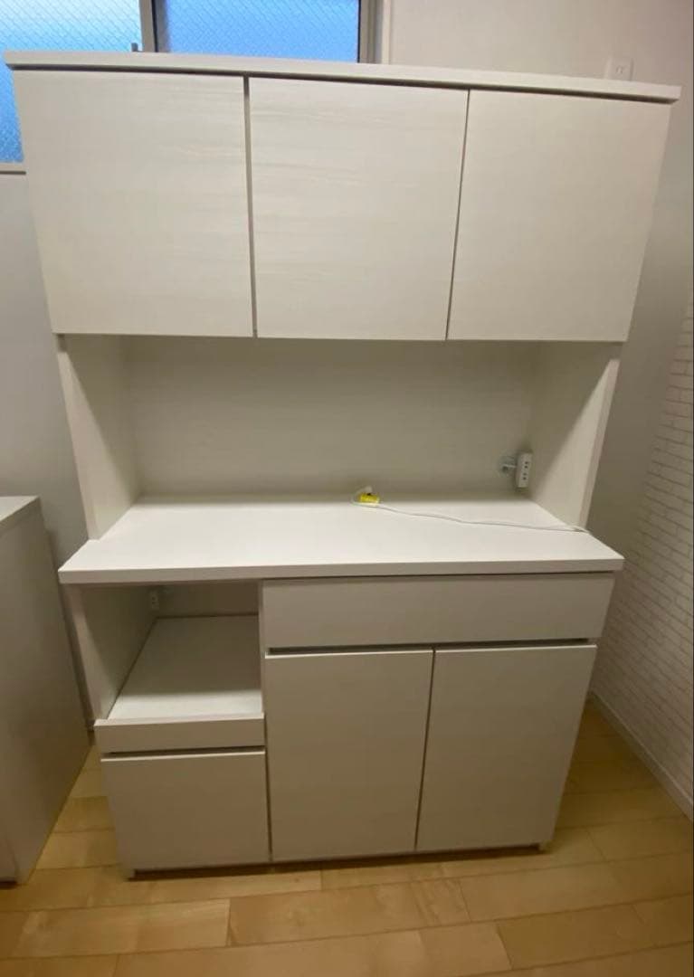 キッチンボード (120 WW)/ホワイトウォッシュ　色