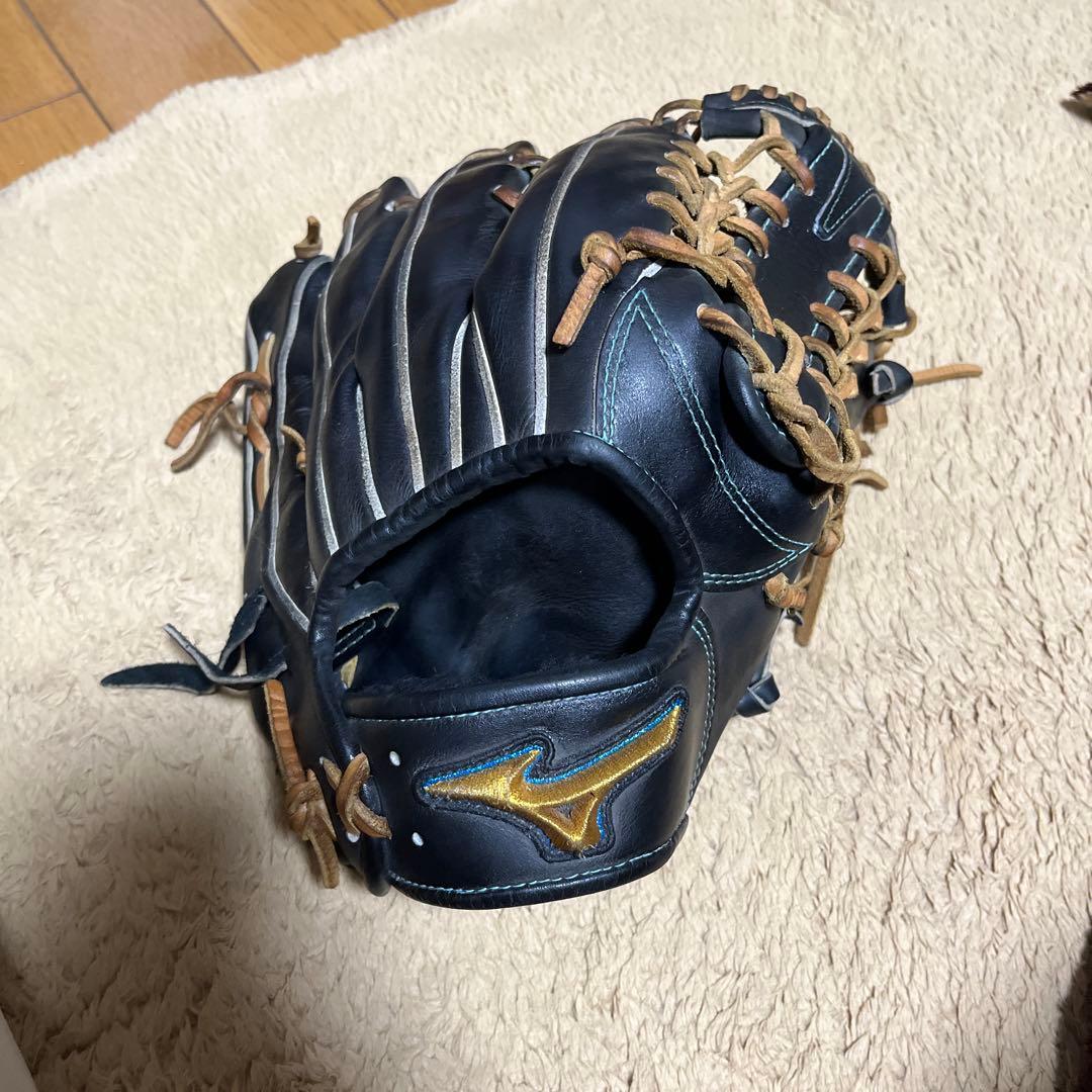 Mizuno 硬式レザーグローブ 黒