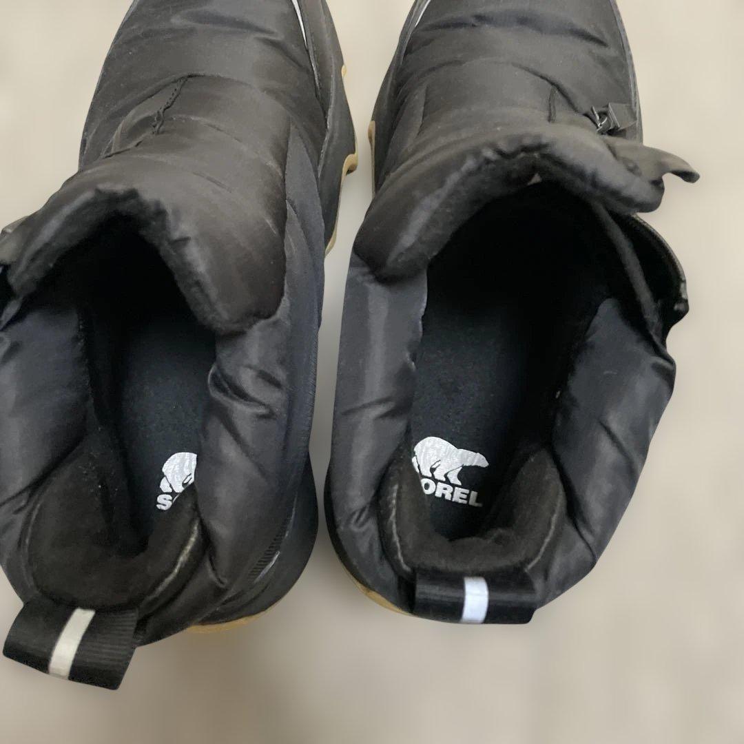 防水ジッパーブーツ ブラック