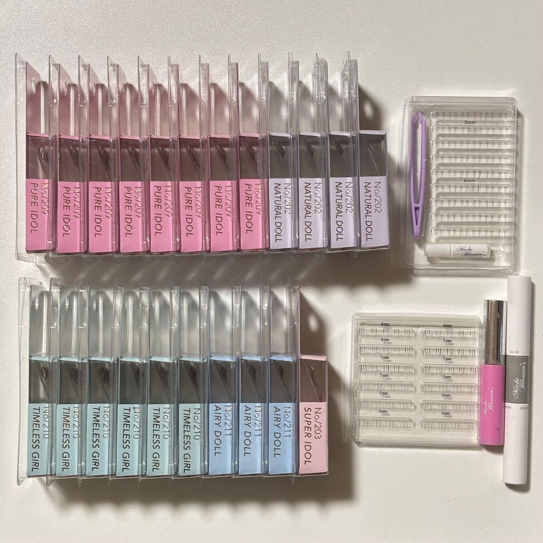 ミッシュブルーミン つけま グルー付き