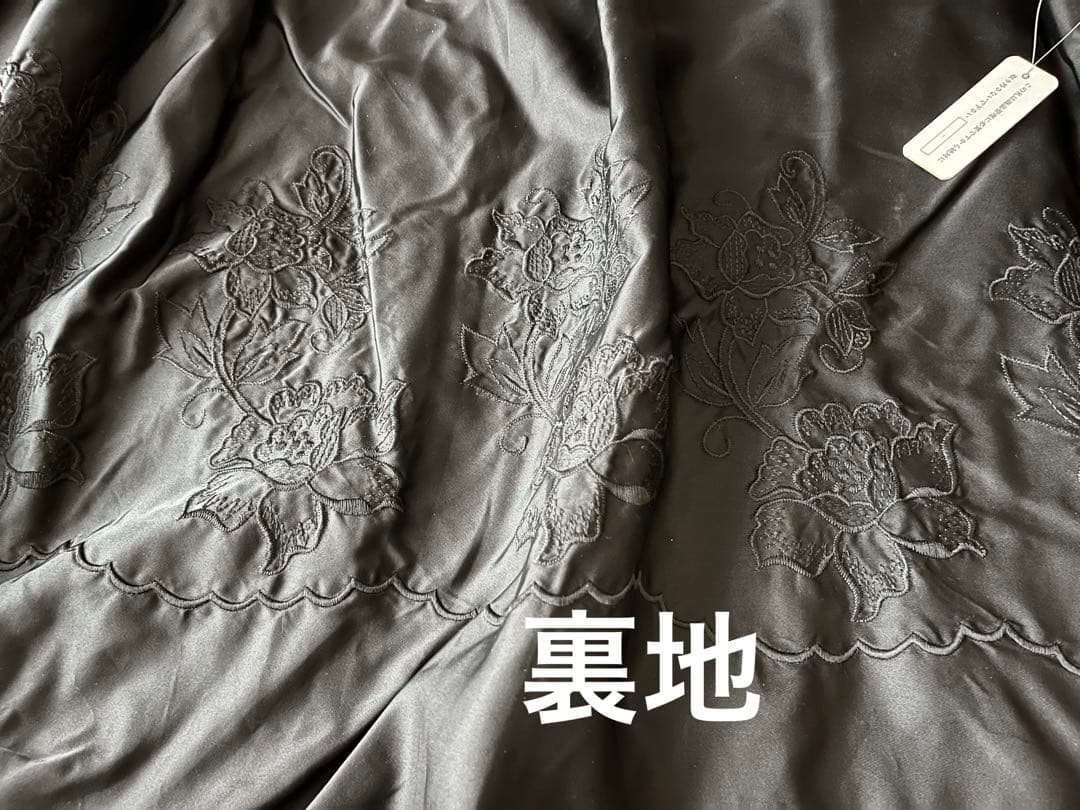 ブラックグラマ 毛皮 ミンクファーコート 箱・品質証明タグ・値札・マフラー付き