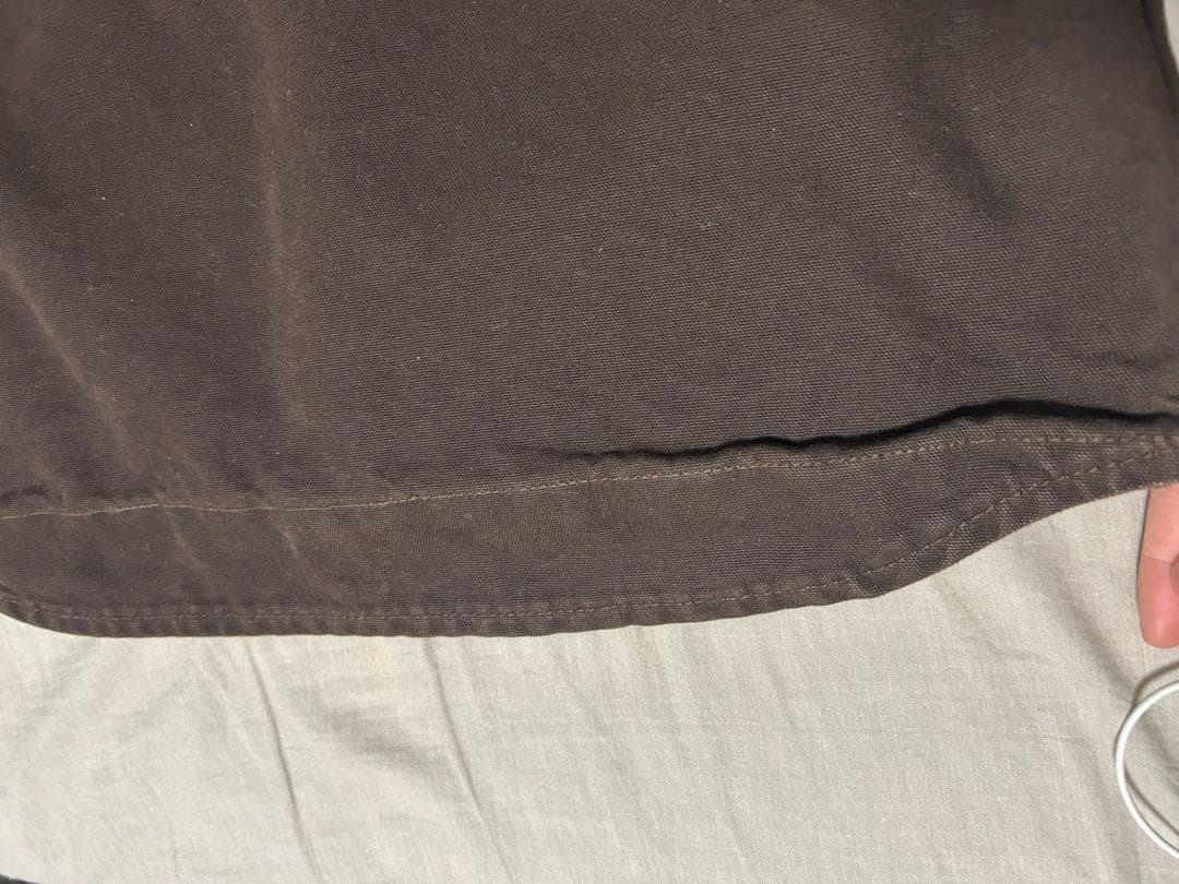 Carhartt ダークブラウン ベスト　made in Mexico USA製