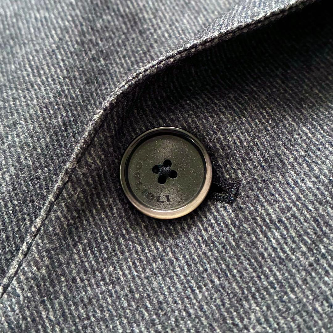 美品 BOGLIOLI テーラードジャケット WIGHT ウール ダブル 50