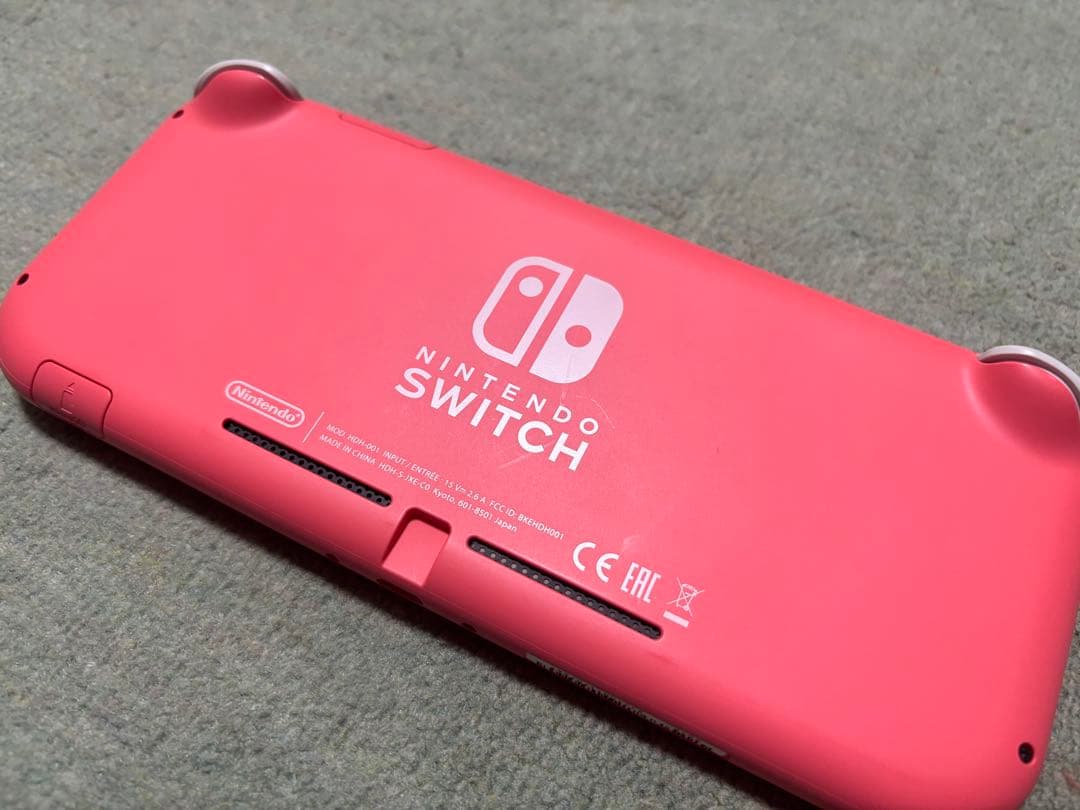 Nintendo Switch Lite ピンク 本体 ACアダプター付き 美品