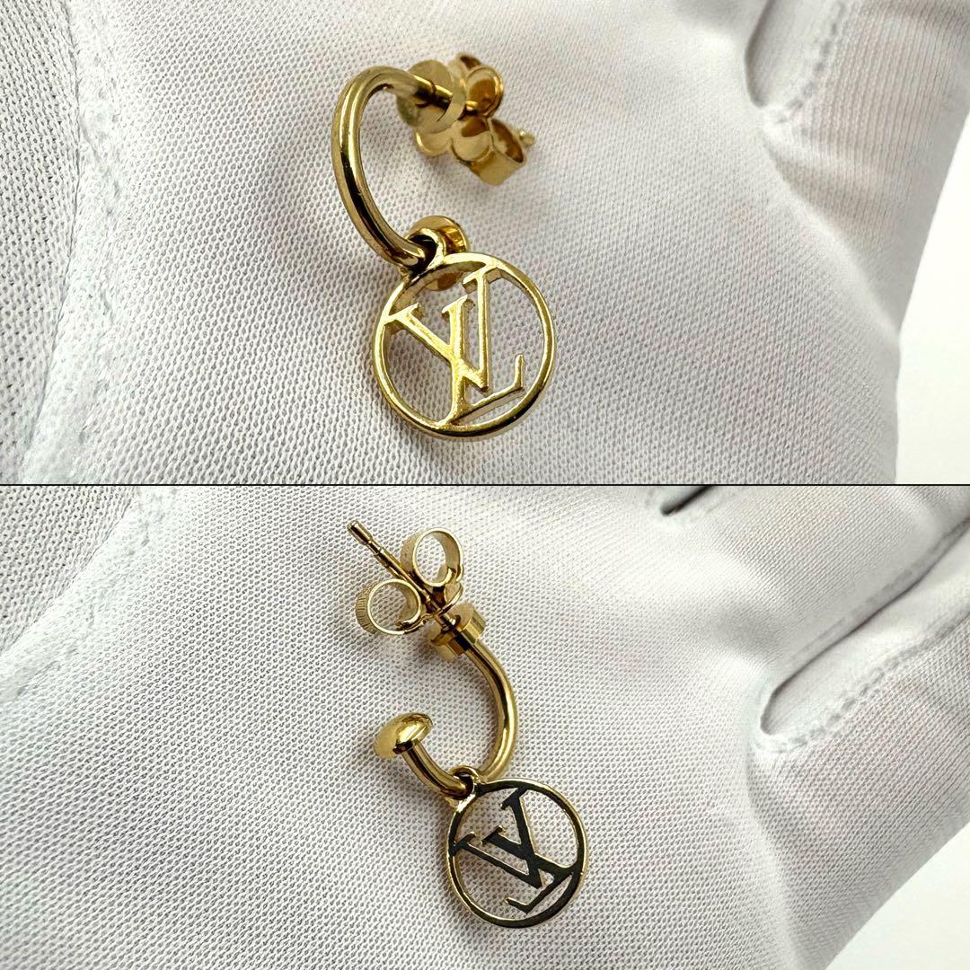 LOUIS VUITTON ルイヴィトン ピアス ブルーミング ゴールド 片耳