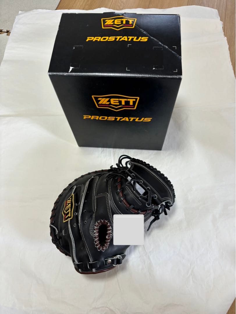 ZETT グローブ　軟式用　山﨑モデル　黒
