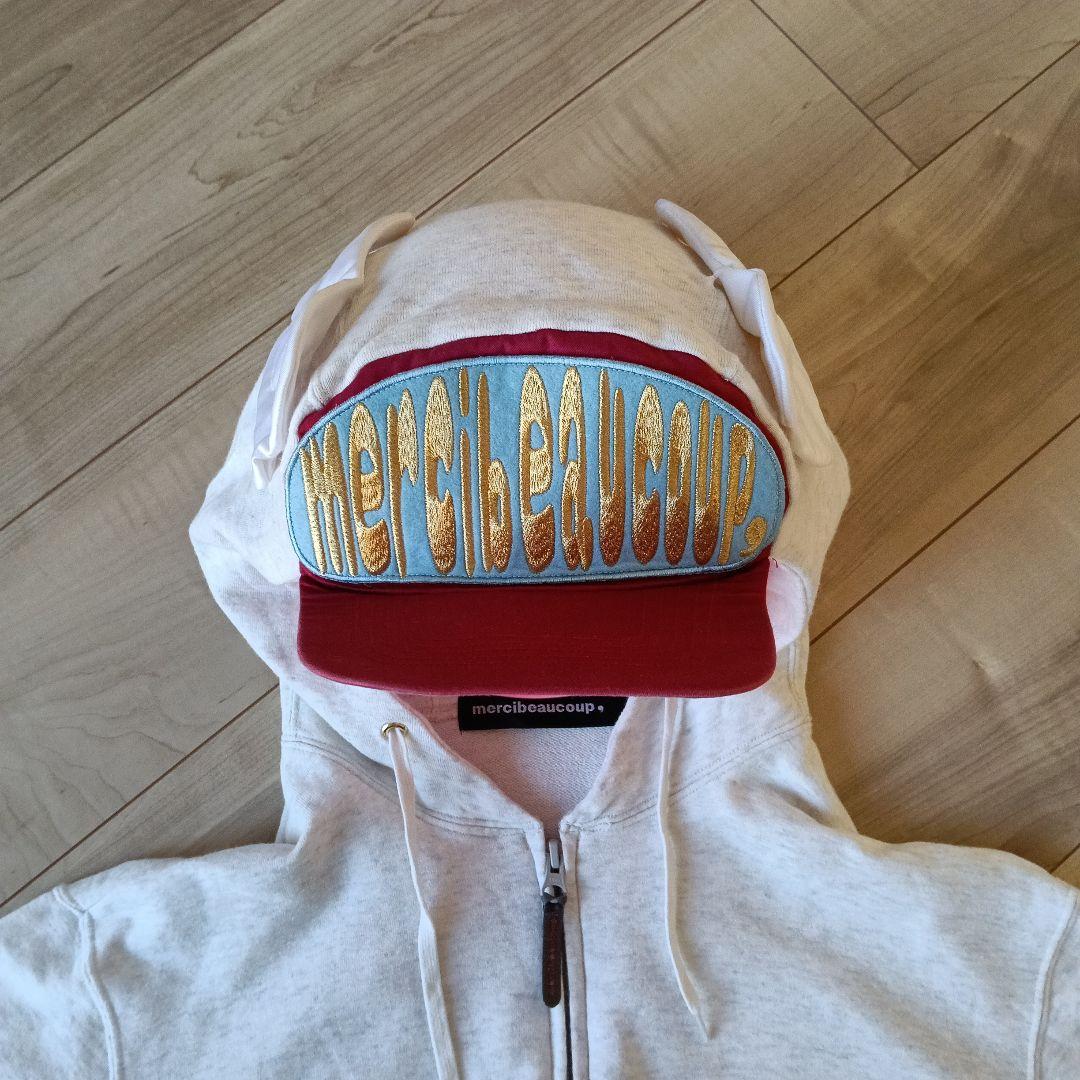 mercibeaucoup, 耳付き キャップフード パーカー サイズ1 日本製