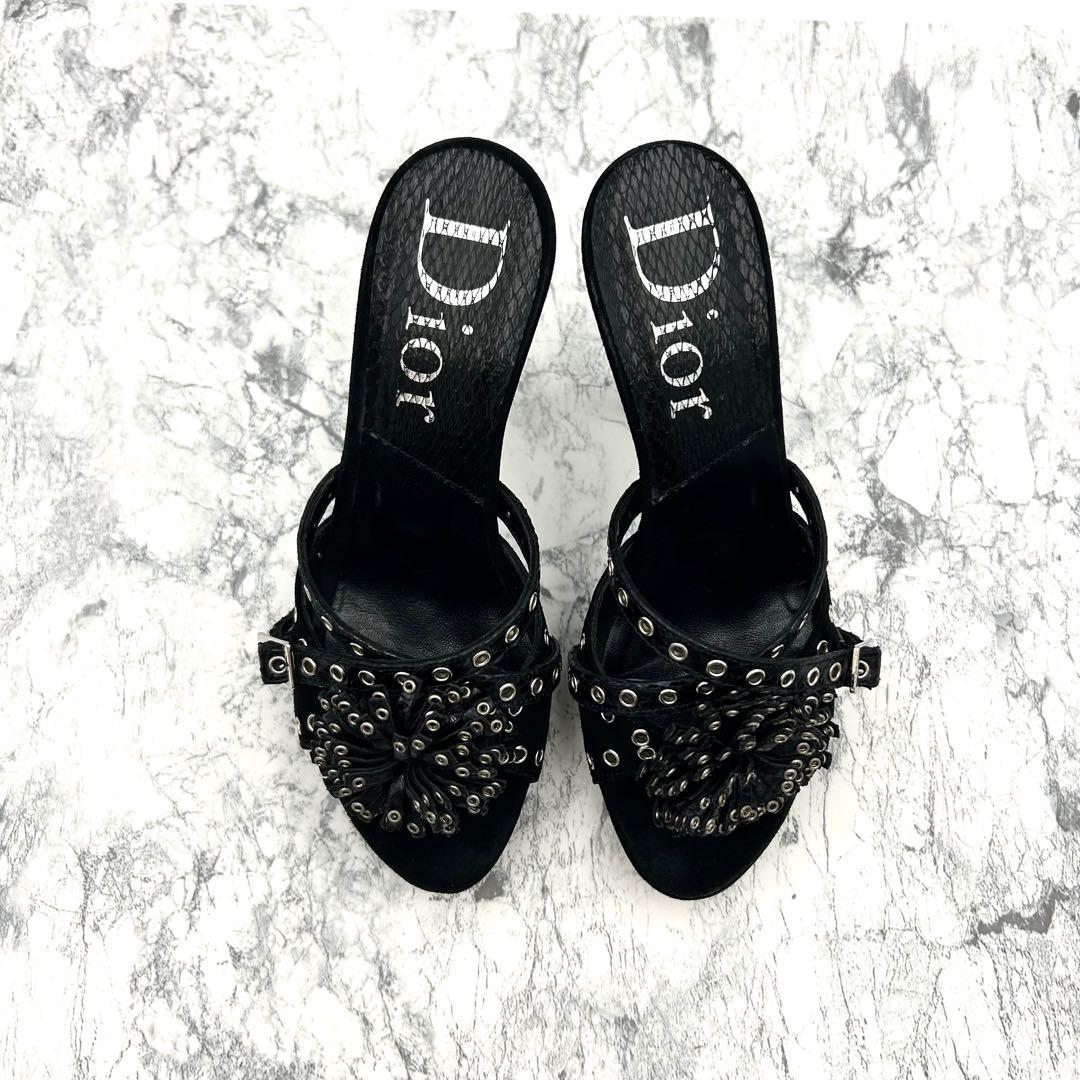 美品✨ Dior ミュール パイソン ベルト