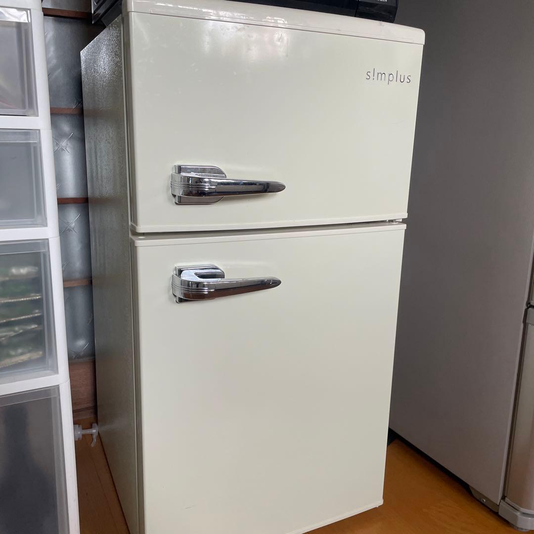 simplus 冷蔵庫 SP-RT85L2-WH 85L