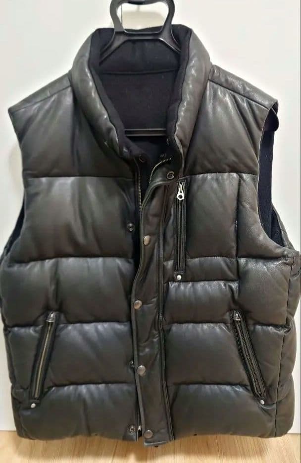 【専用】ラルフローレン　レザーダウンベスト　LL