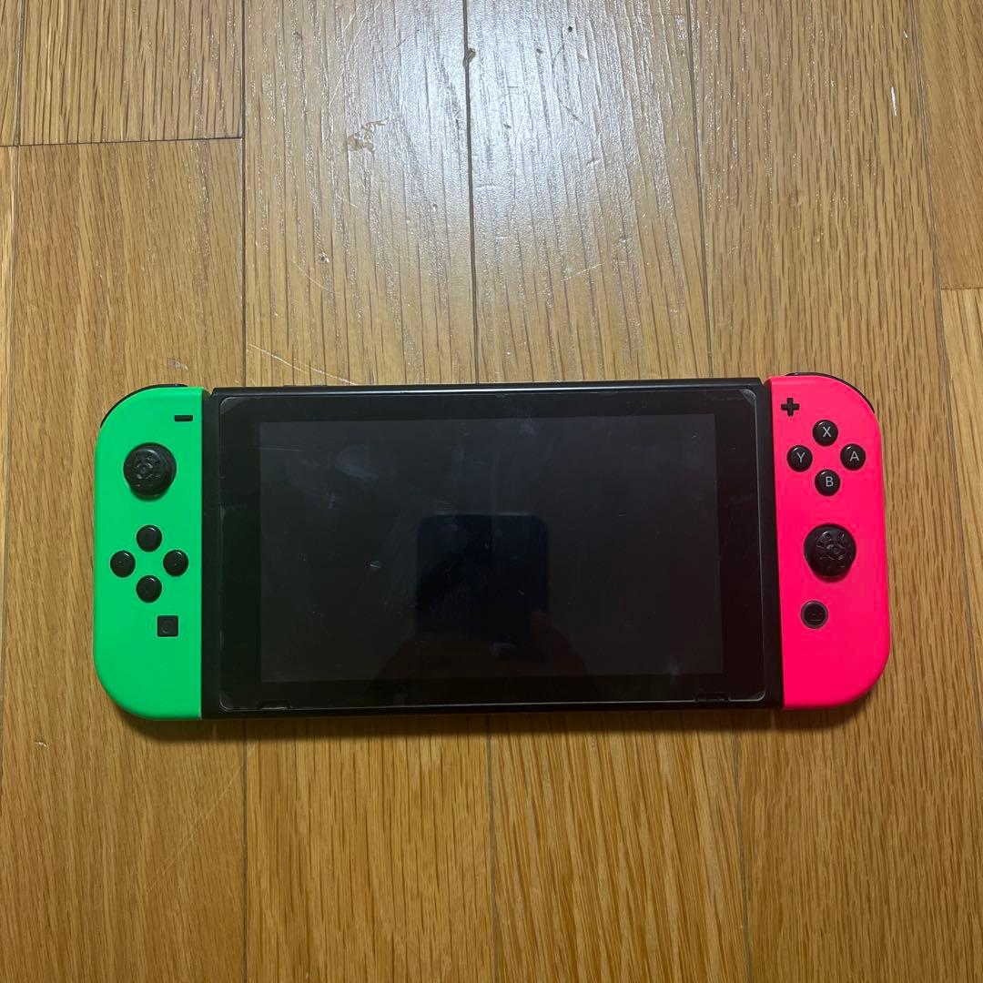 Nintendo Switch 赤/緑 本体 ドック付き、ジャンク品　スイッチ