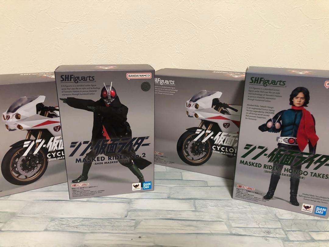 K*g様 SHフィギュアーツ　シン仮面ライダー　本郷猛仮面ライダー第2号サイクロ