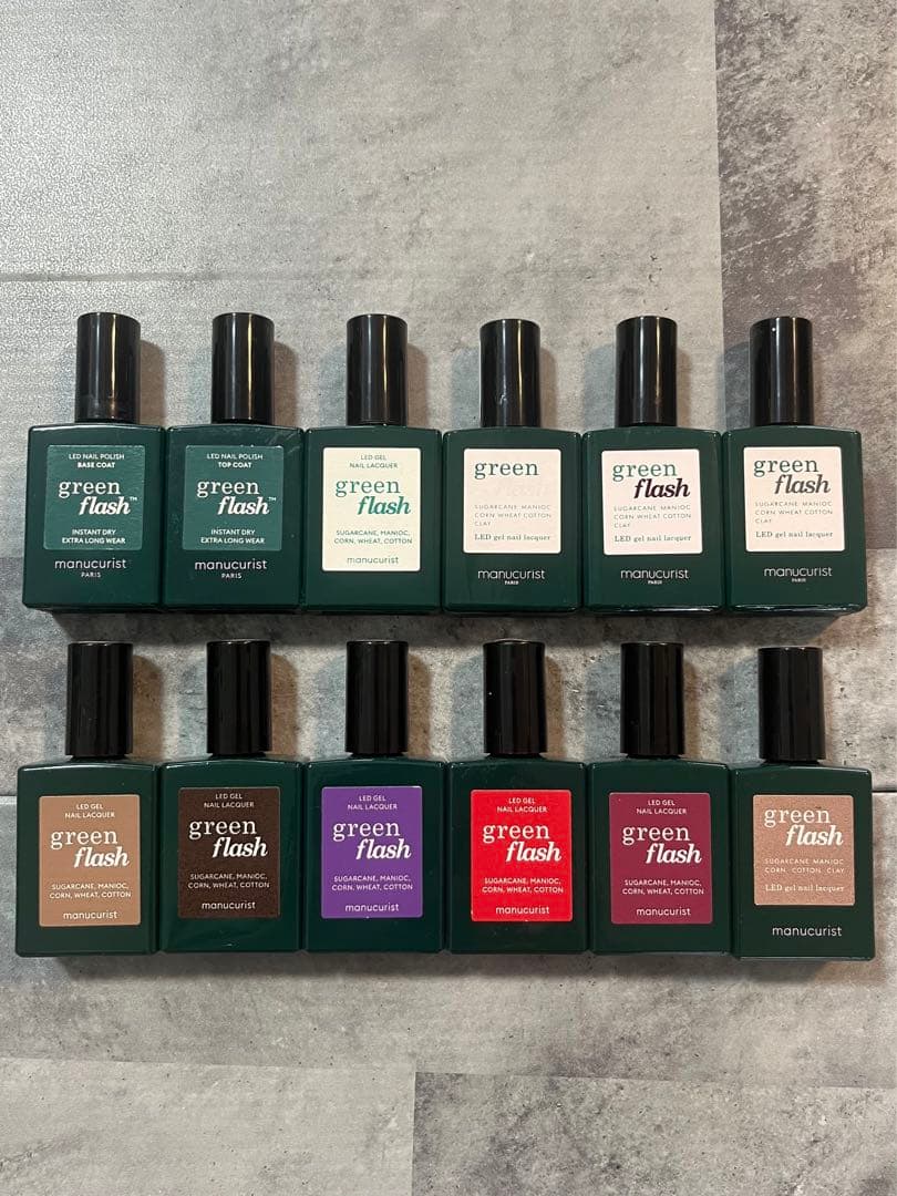 【SALE】manucurist green flash ジェルネイルセット