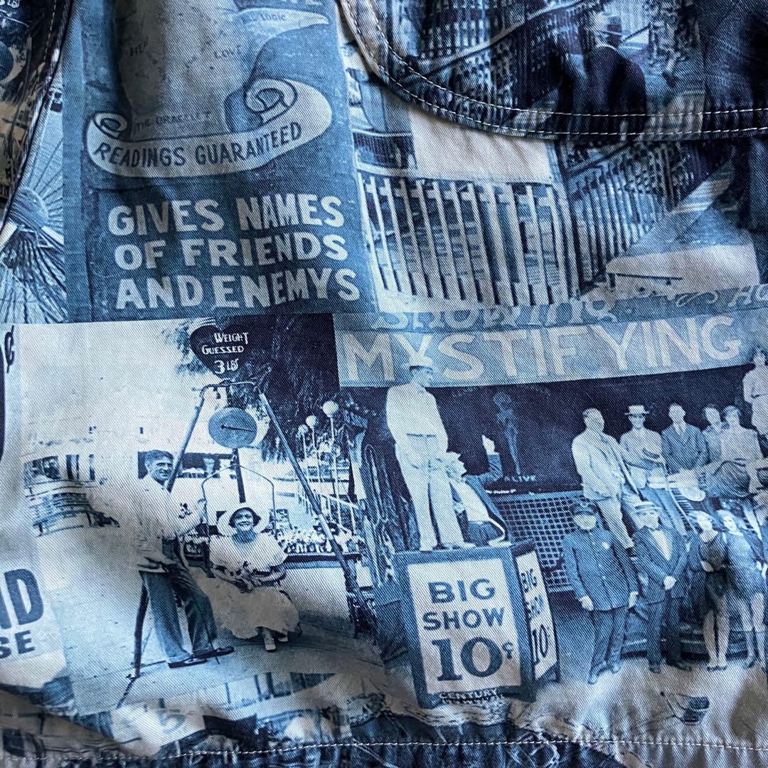 極美品 RRL 21ss フォト プリント ショーツ ハーフパンツ 40