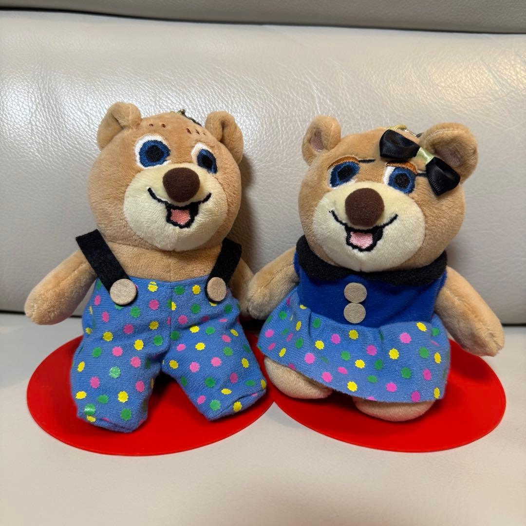 FEILER オールドテディ　リナ＆ニコ チャーム　キーホルダー