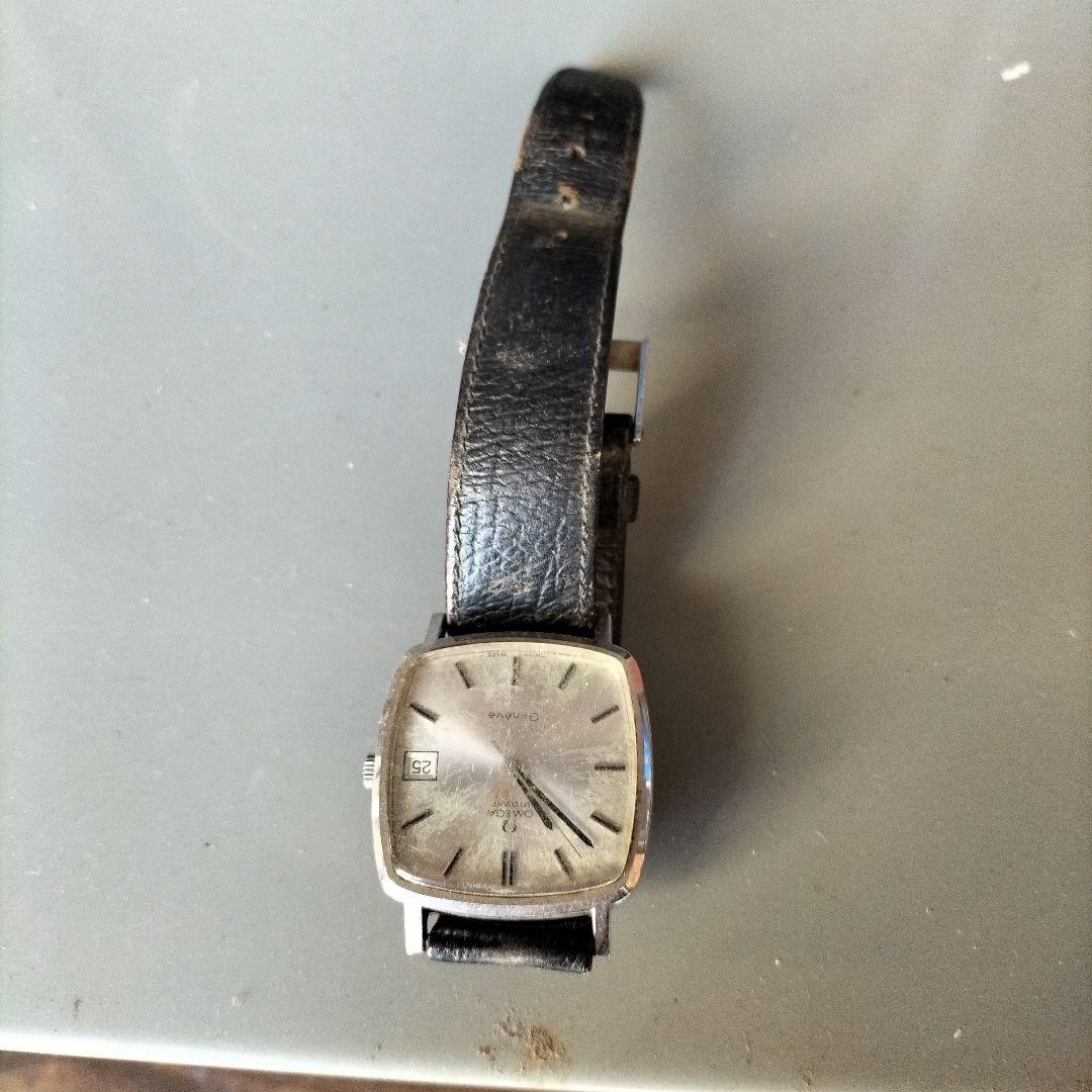 A*i様 OMEGA Geneve シルバー レザーバンド 時計