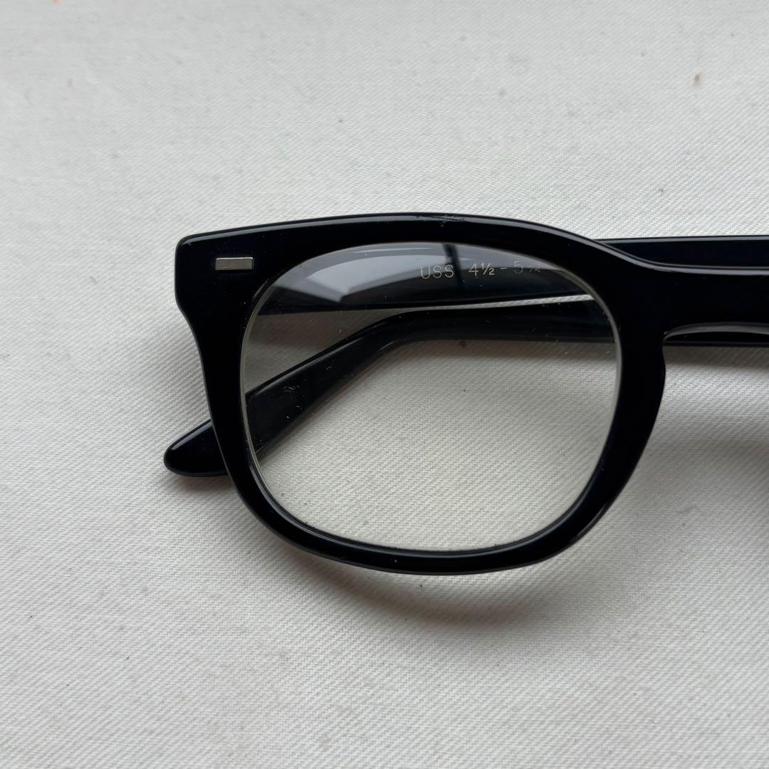 USS 50/26 GIグラス ビンテージ メガネ サングラス 眼鏡 黒 714