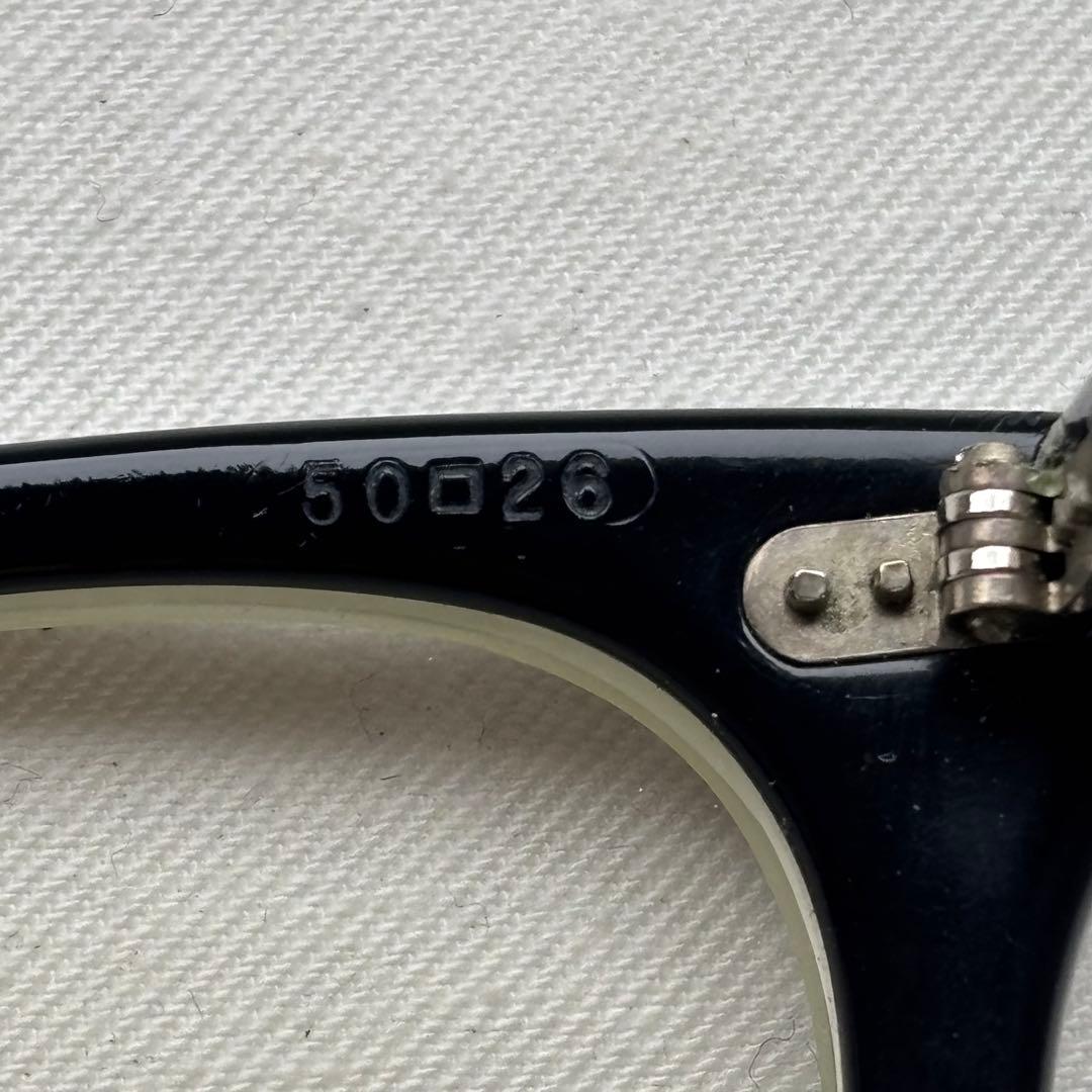 USS 50/26 GIグラス ビンテージ メガネ サングラス 眼鏡 黒 714