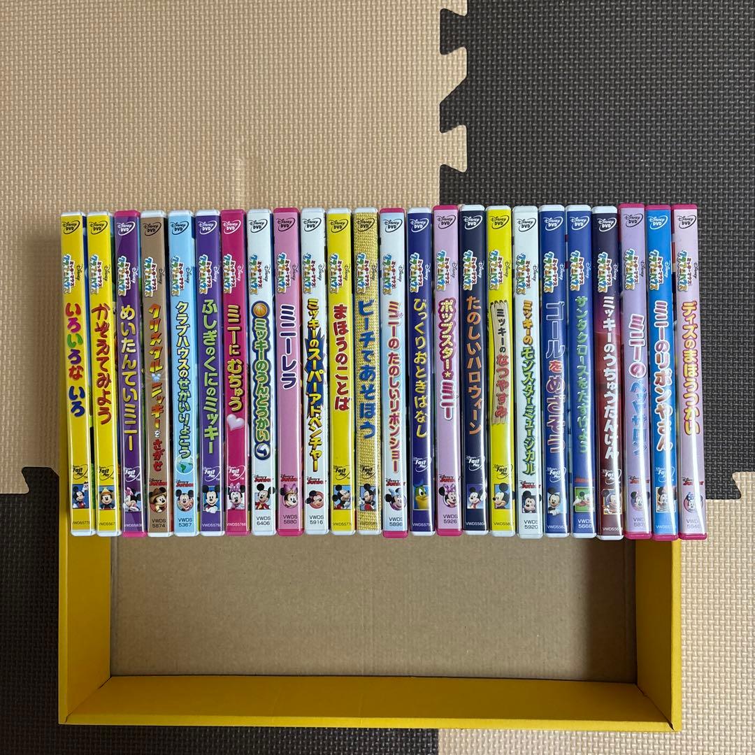【美品】英語　DVD 日本語　ミッキーマウス クラブハウス 24点セット