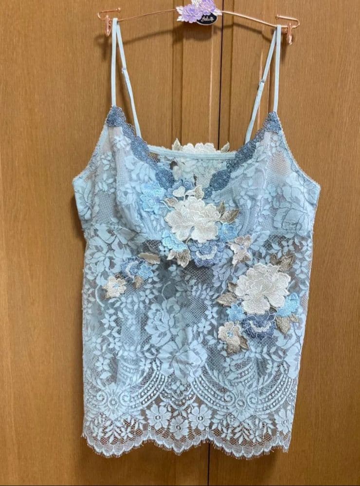 ワコール サルート店舗限定59G フォークロア キャミソールL SX 新品