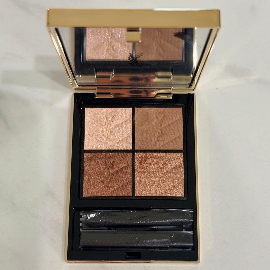 美品 サンローラン クチュールミニクラッチ 025 ゴールデンラスト ホリデー