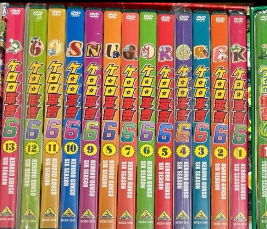 ケロロ軍　6th 1〜13 巻セット　dvd box付き 全巻