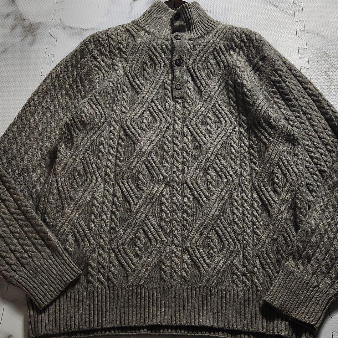 最高級総カシミヤ✨ブリオーニ ニット セーター ケーブル ミックス編み