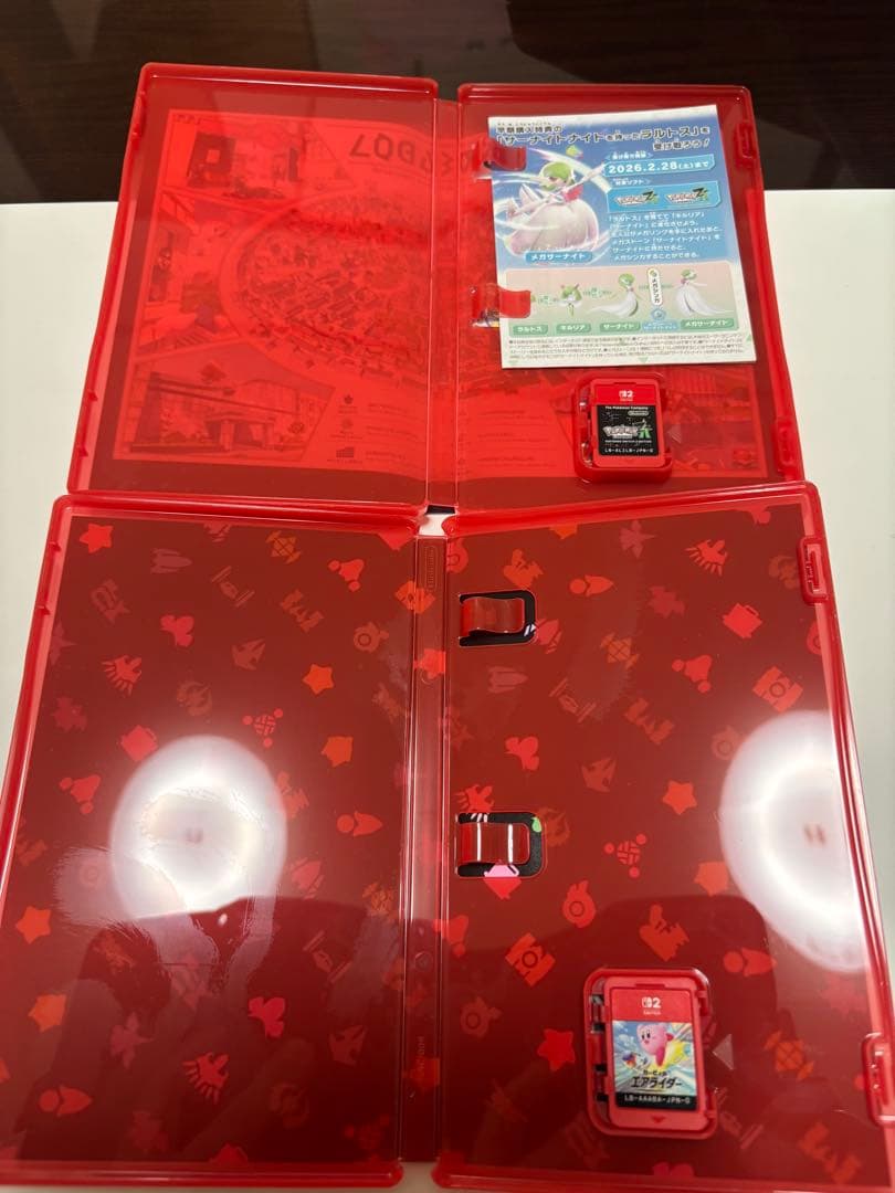 ポケモンZAとカービィのエアライダー2本セット