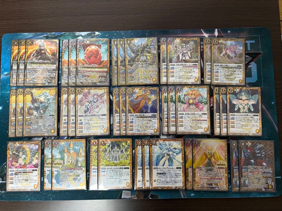 バトスピ　モリガンデッキ　スリーブ付き