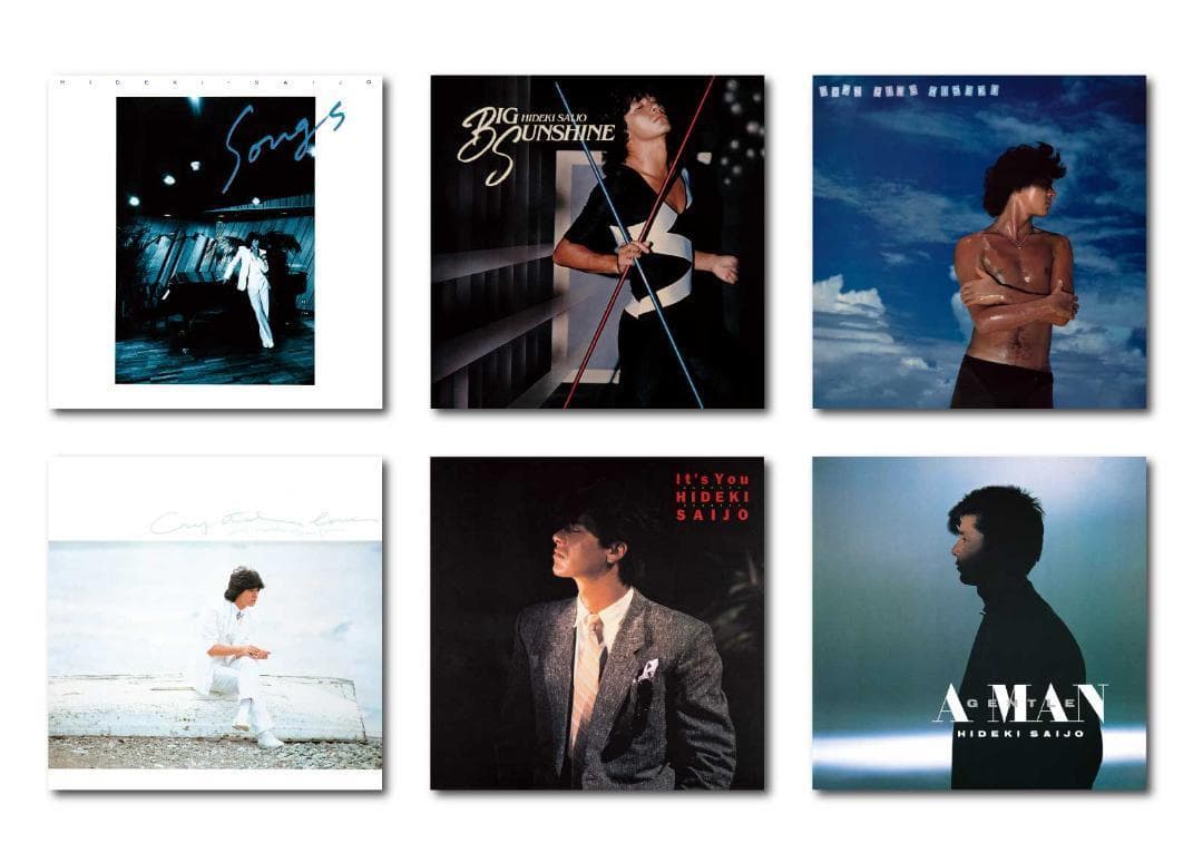 新品 西城秀樹 50周年記念 紙ジャケット復刻第五弾 CD6タイトルセット