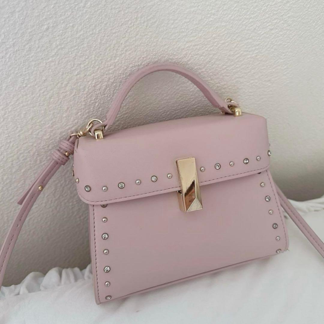 CELFORD セルフォード ビジュースタッズポシェット ピンク