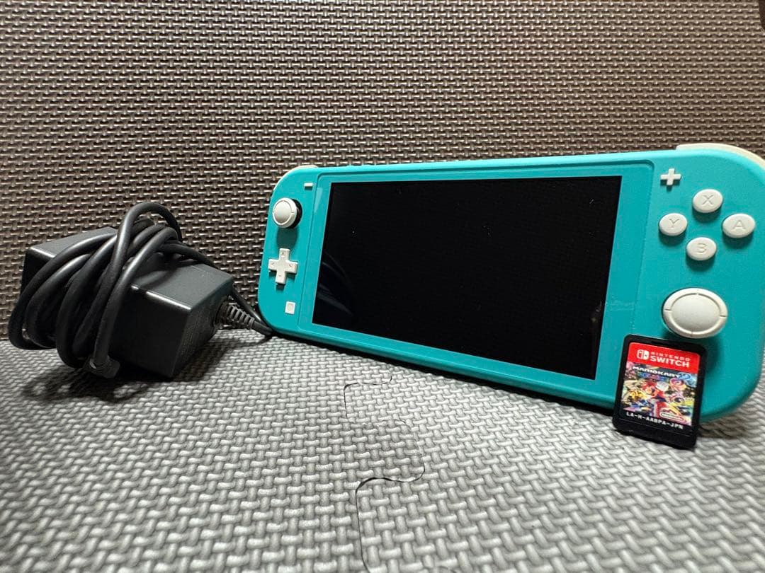 Nintendo Switch Liteターコイズ 本体 ジャンク品ソフト付属