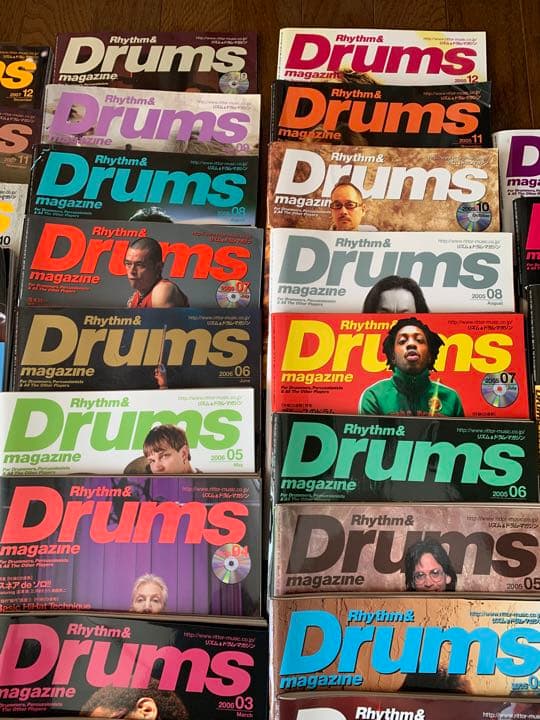 美品　レア　ドラムマガジン　37冊　CD10枚 2004-2008