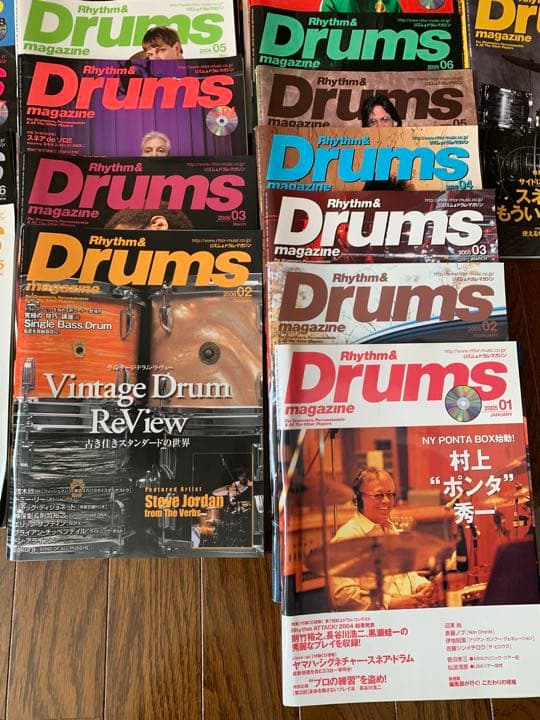 美品　レア　ドラムマガジン　37冊　CD10枚 2004-2008