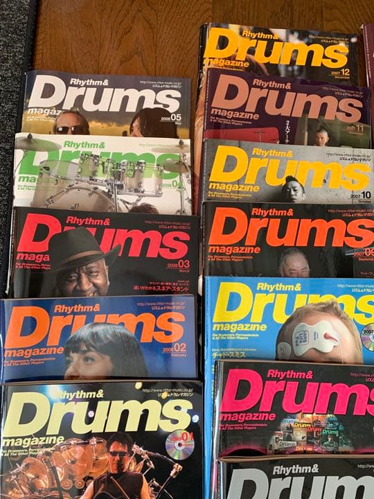 美品　レア　ドラムマガジン　37冊　CD10枚 2004-2008