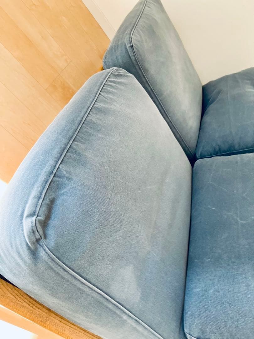 モモナチュラル　クラウドソファー　2人掛け